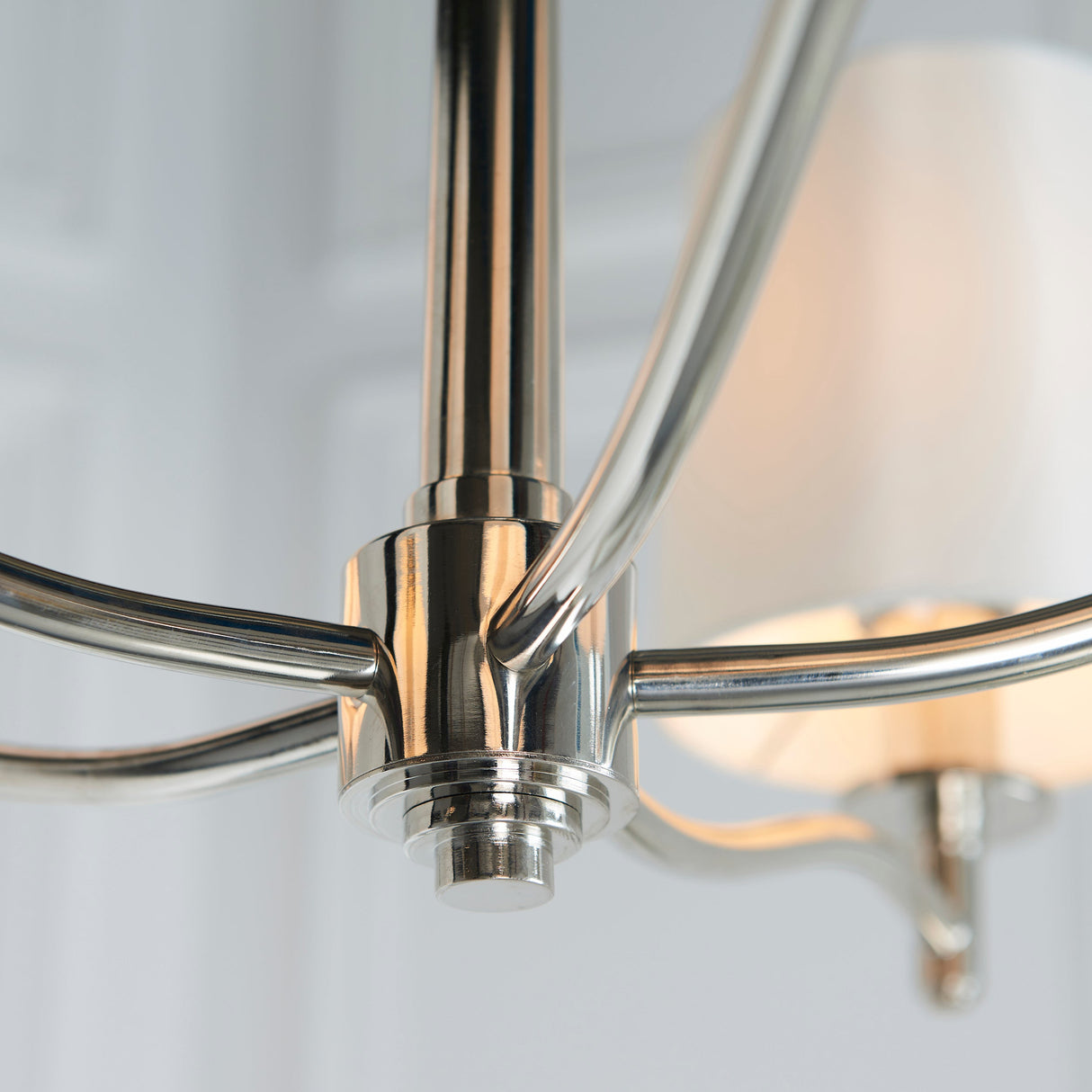 Endon Ortona 5lt Pendant Nickel –  from Amos Lighting + Home