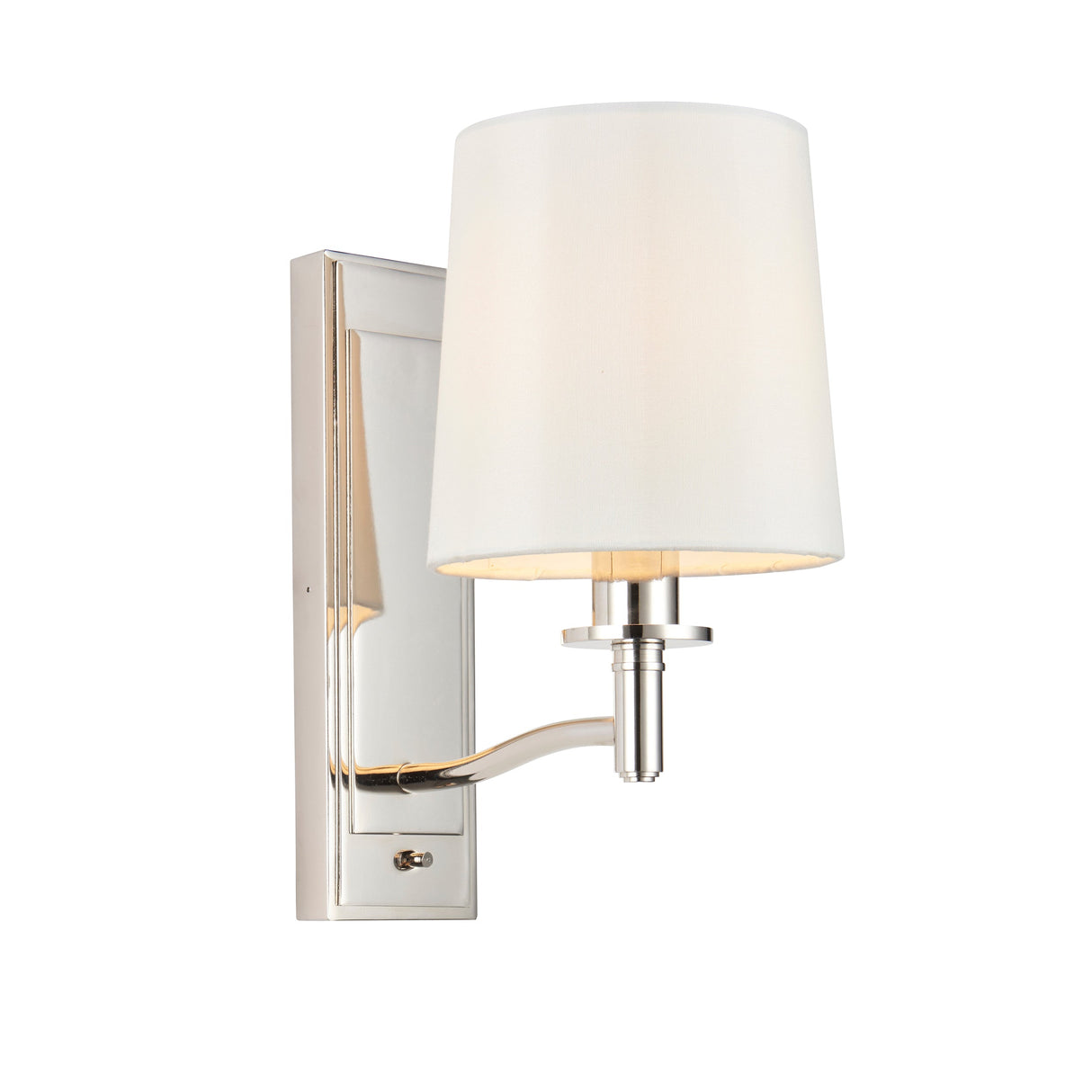 Endon Ortona Wall Light Nickel –  from Amos Lighting + Home