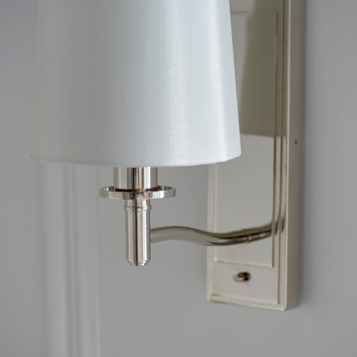 Endon Ortona Wall Light Nickel –  from Amos Lighting + Home