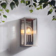 Endon Oxford Outdoor Wall Light Stainless Steel –  from Amos Lighting + Home