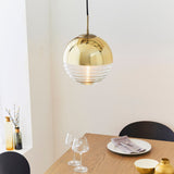 Endon Paloma Pendant Gold –  from Amos Lighting + Home