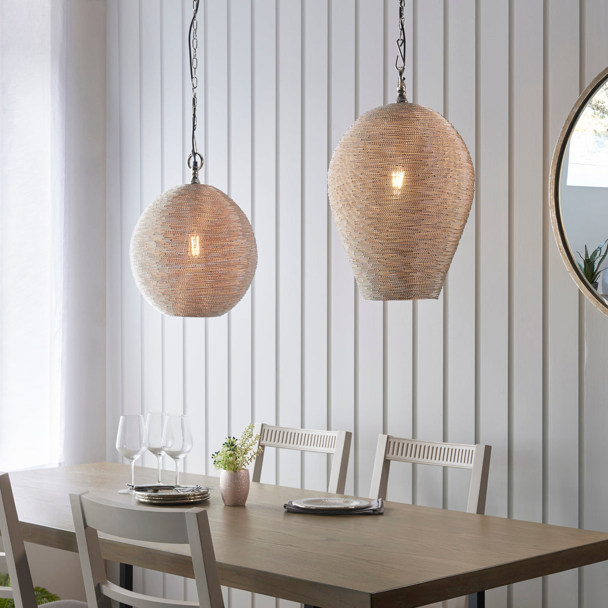 Endon Paresh Wire Pendant –  from Amos Lighting + Home