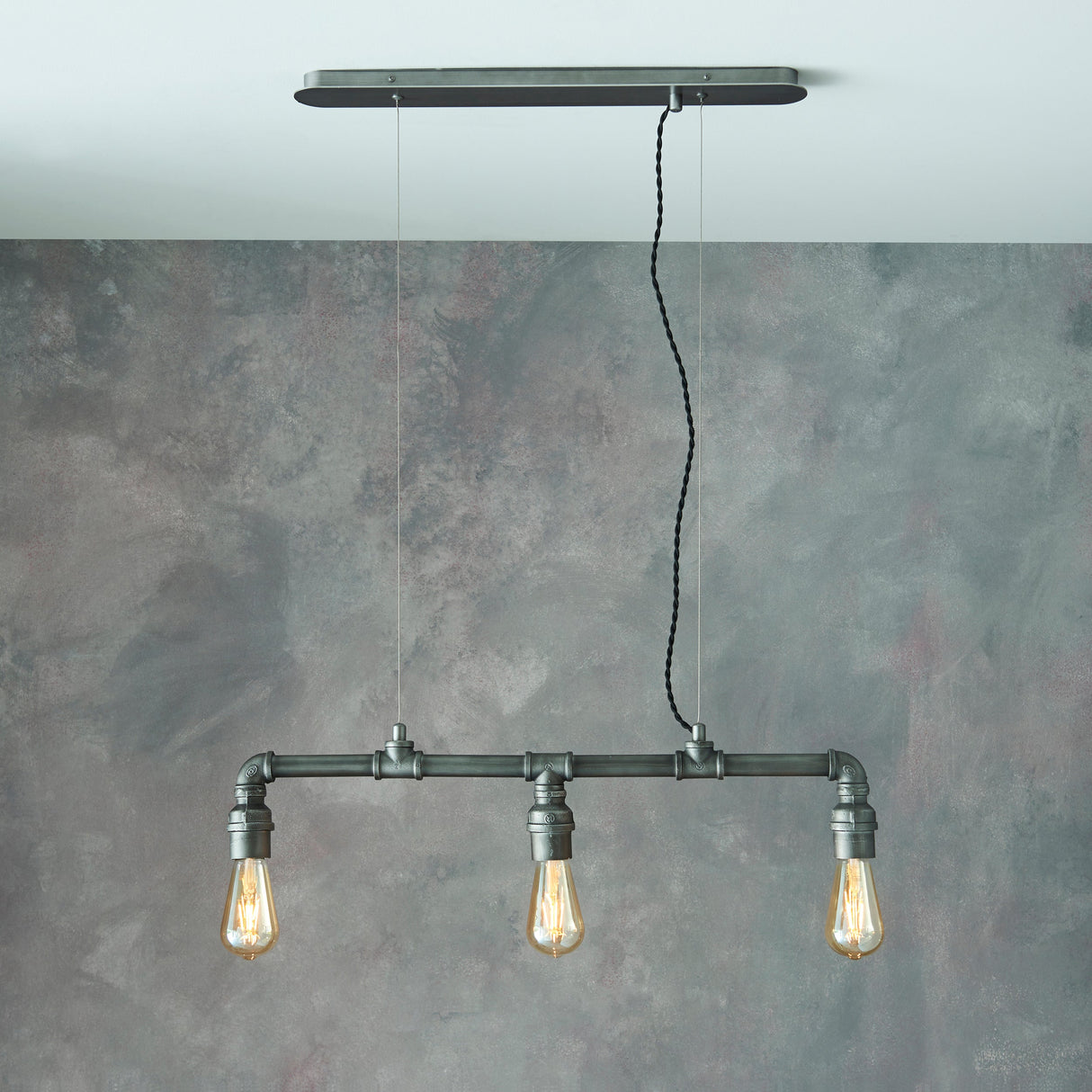 Amos Pipe 3lt Pendant –  from Amos Lighting + Home