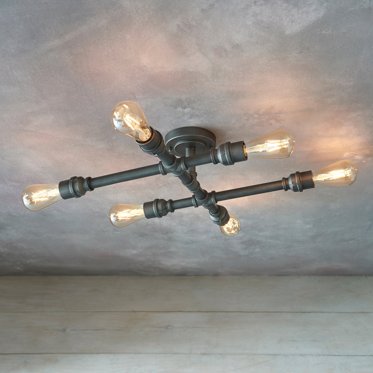 Amos Pipe 6lt Semi flush –  from Amos Lighting + Home