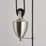 Endon Polka Rise & Fall Pendant Satin Nickel –  from Amos Lighting + Home