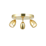 Amos Porto 3lt Bathroom Spot Brushed Gold –  from Amos Lighting + Home