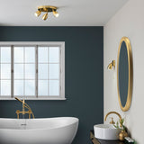 Amos Porto 3lt Bathroom Spot Brushed Gold –  from Amos Lighting + Home