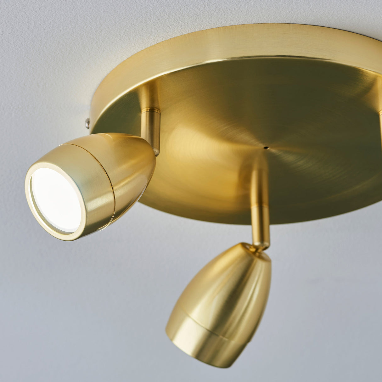 Amos Porto 3lt Bathroom Spot Brushed Gold –  from Amos Lighting + Home