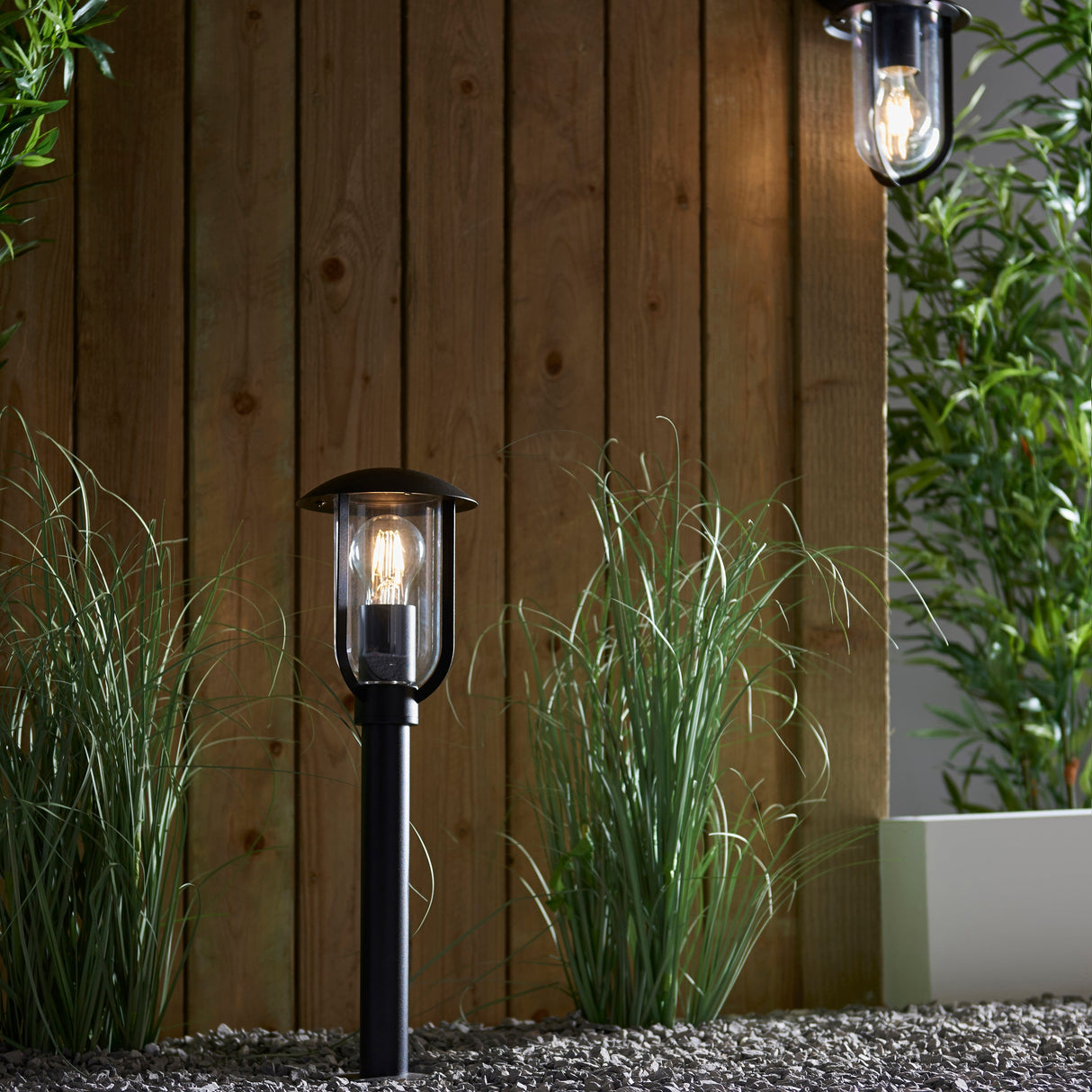 Amos Quinn Black Outdoor Bollard –  from Amos Lighting + Home