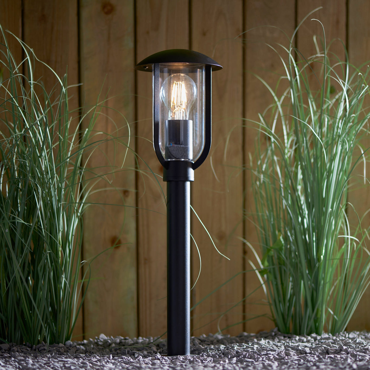 Amos Quinn Black Outdoor Bollard –  from Amos Lighting + Home