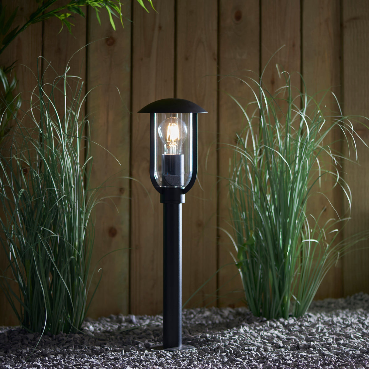 Amos Quinn Black Outdoor Bollard –  from Amos Lighting + Home