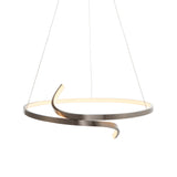 Amos Rafe LED Pendant Satin Nickel –  from Amos Lighting + Home