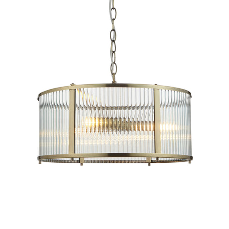 Amos Ridgeton 3lt Chandelier Antique Brass –  from Amos Lighting + Home