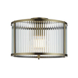 Amos Ridgeton Flush Antique Brass –  from Amos Lighting + Home