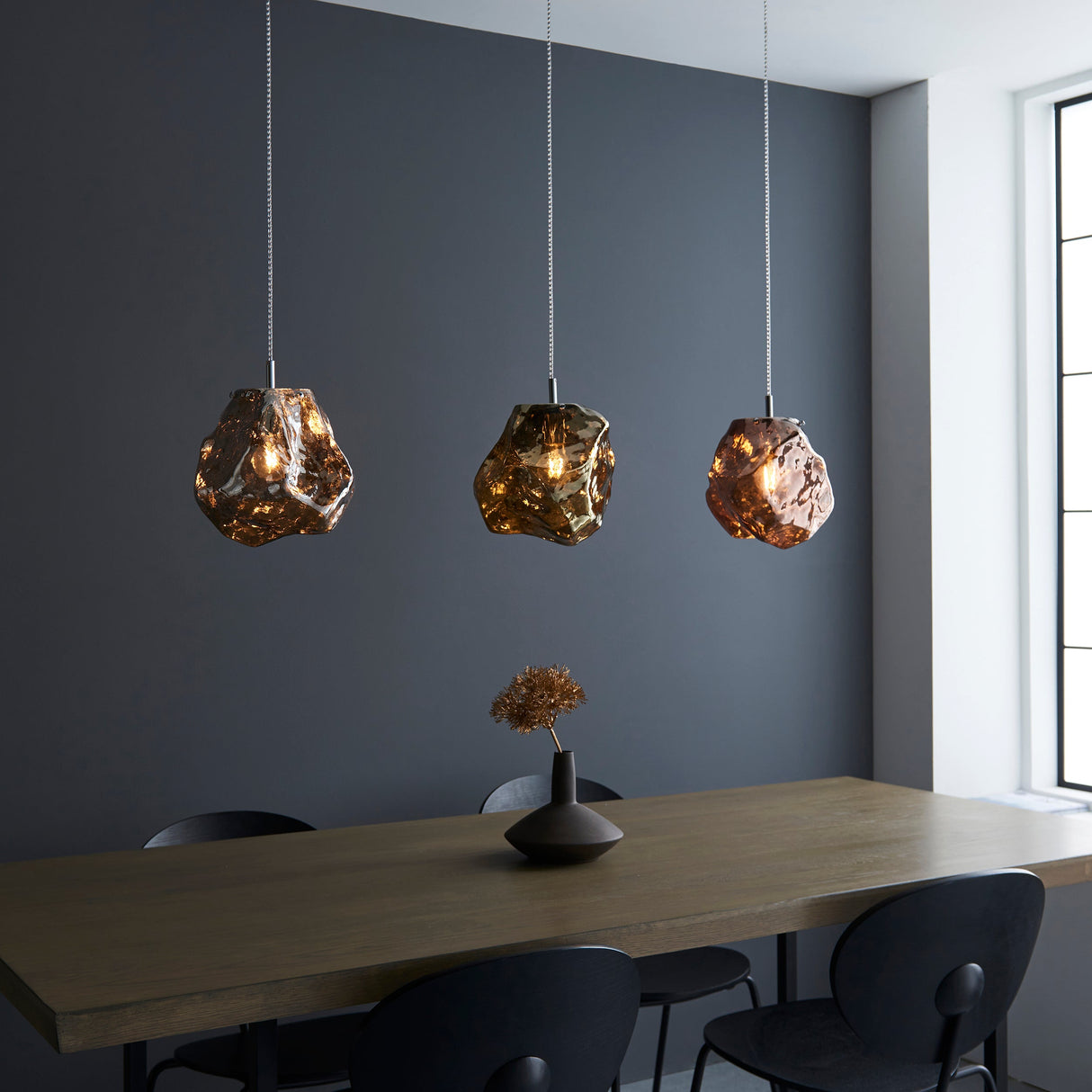 Amos Rock Pendant Bronze –  from Amos Lighting + Home