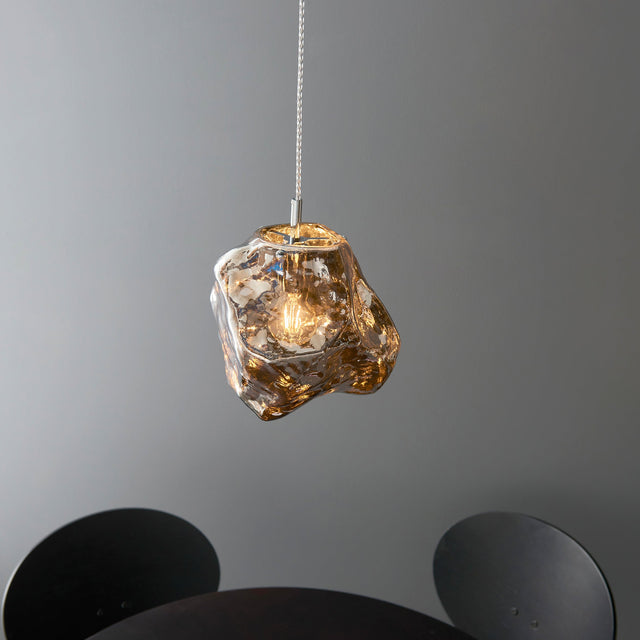 Amos Rock Pendant Chrome –  from Amos Lighting + Home