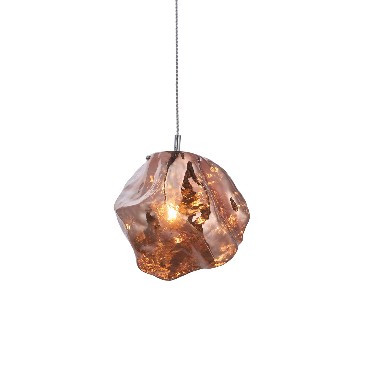 Amos Rock Pendant Copper –  from Amos Lighting + Home