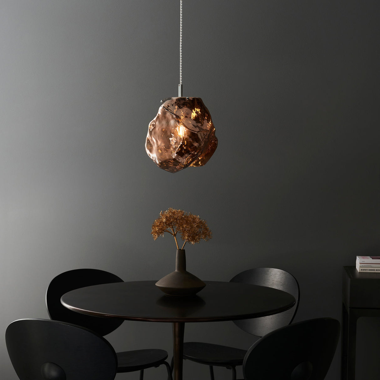 Amos Rock Pendant Copper –  from Amos Lighting + Home