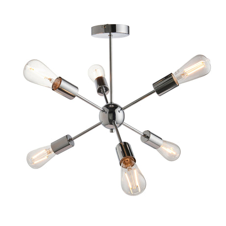 Endon Rubens 6lt Semi flush –  from Amos Lighting + Home