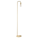 Endon Rubens Floor Lamp Brushed Satin Gold –  from Amos Lighting + Home