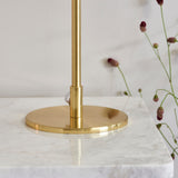 Endon Rubens Table Lamp Brushed Satin Gold –  from Amos Lighting + Home