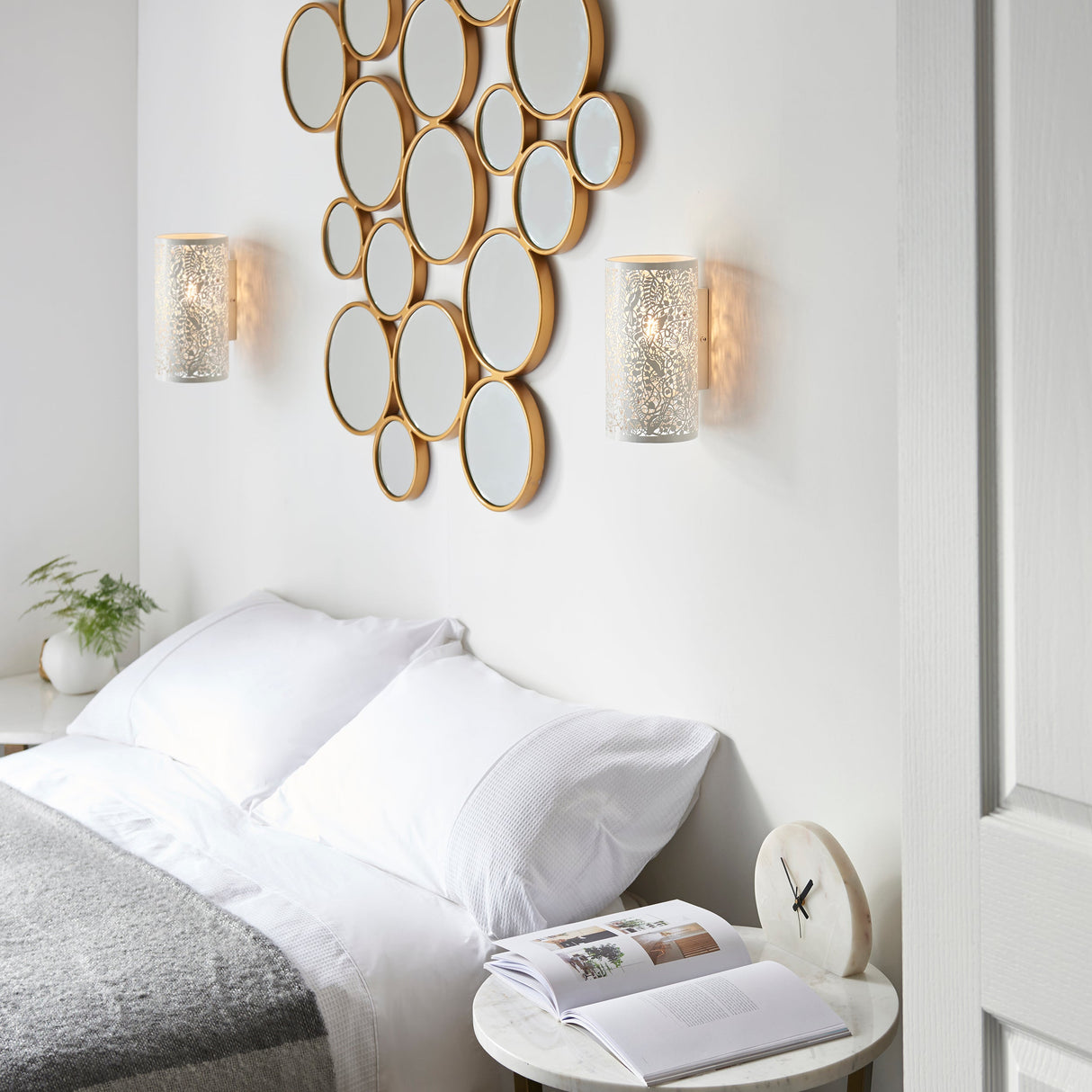 Endon Secret Garden Wall Light White –  from Amos Lighting + Home