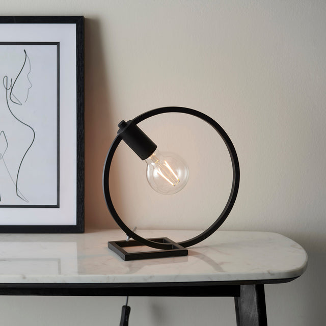 Amos Shape Circle Table Lamp –  from Amos Lighting + Home