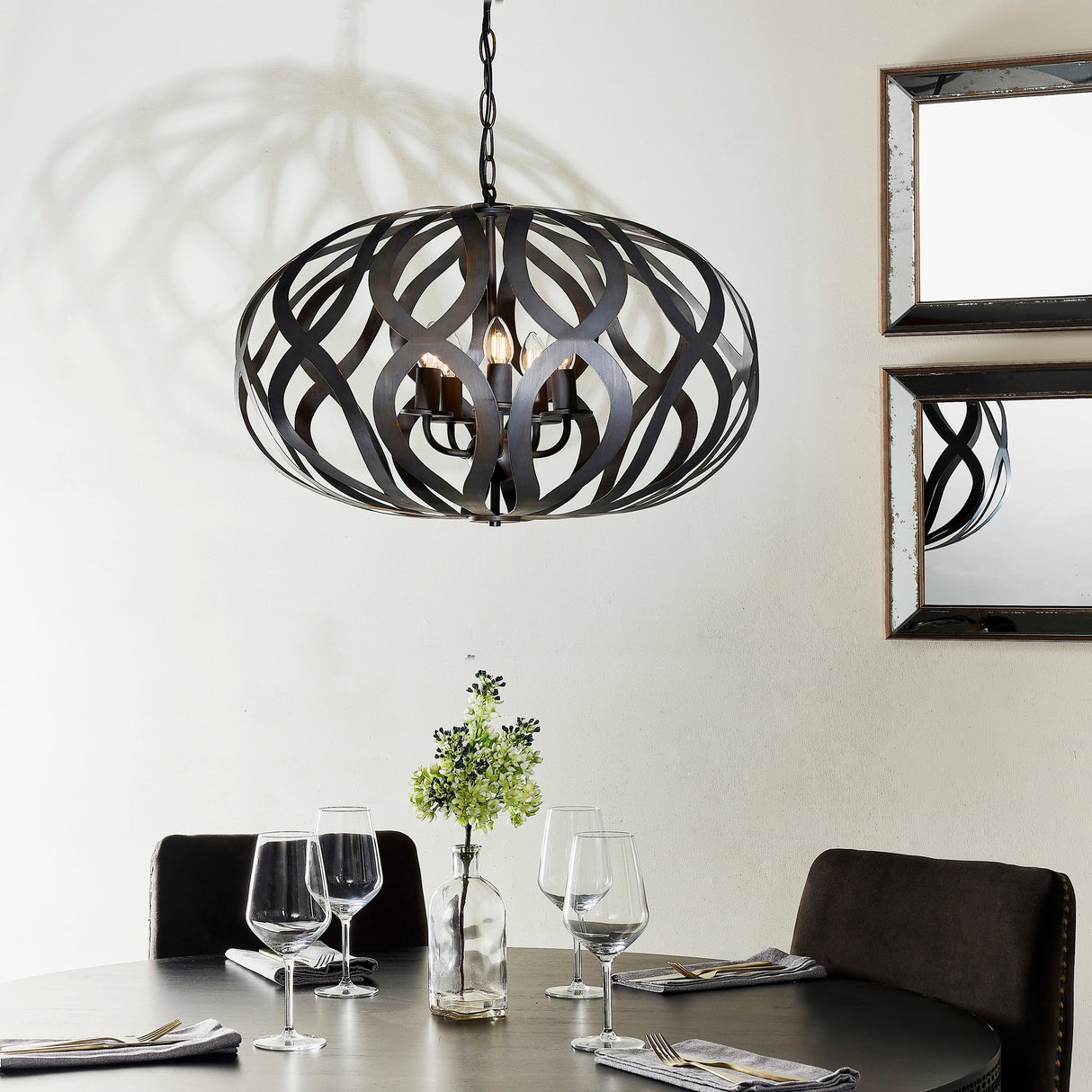 Endon Sirolo 5lt Pendant –  from Amos Lighting + Home