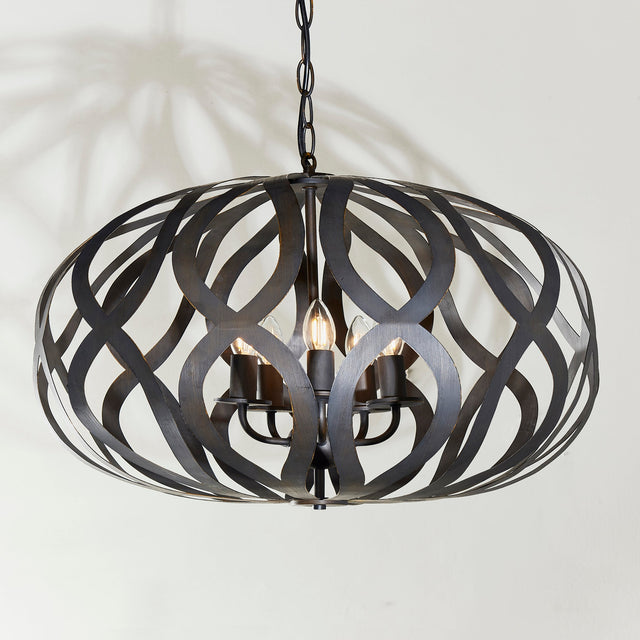 Endon Sirolo 5lt Pendant –  from Amos Lighting + Home