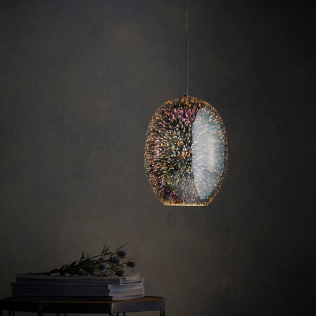 Endon Stellar Single Oval Pendant –  from Amos Lighting + Home