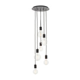 Amos Studio 6lt Cascade Pendant Black –  from Amos Lighting + Home