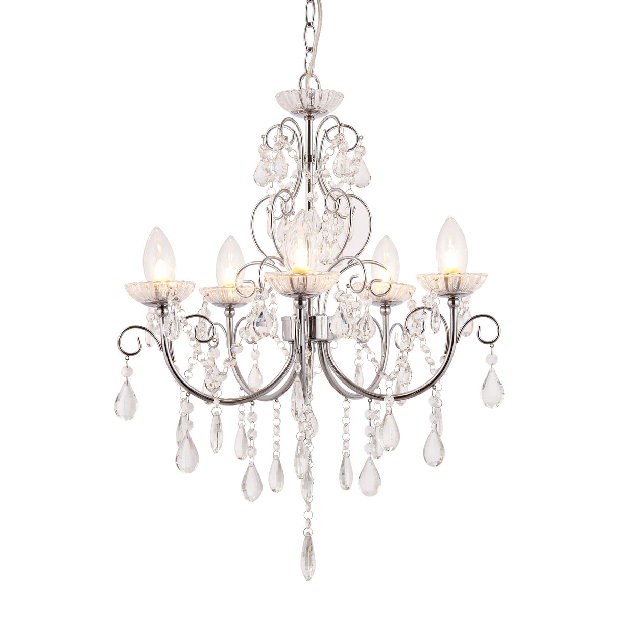 Amos Tabitha 5lt Bathroom Chandelier –  from Amos Lighting + Home