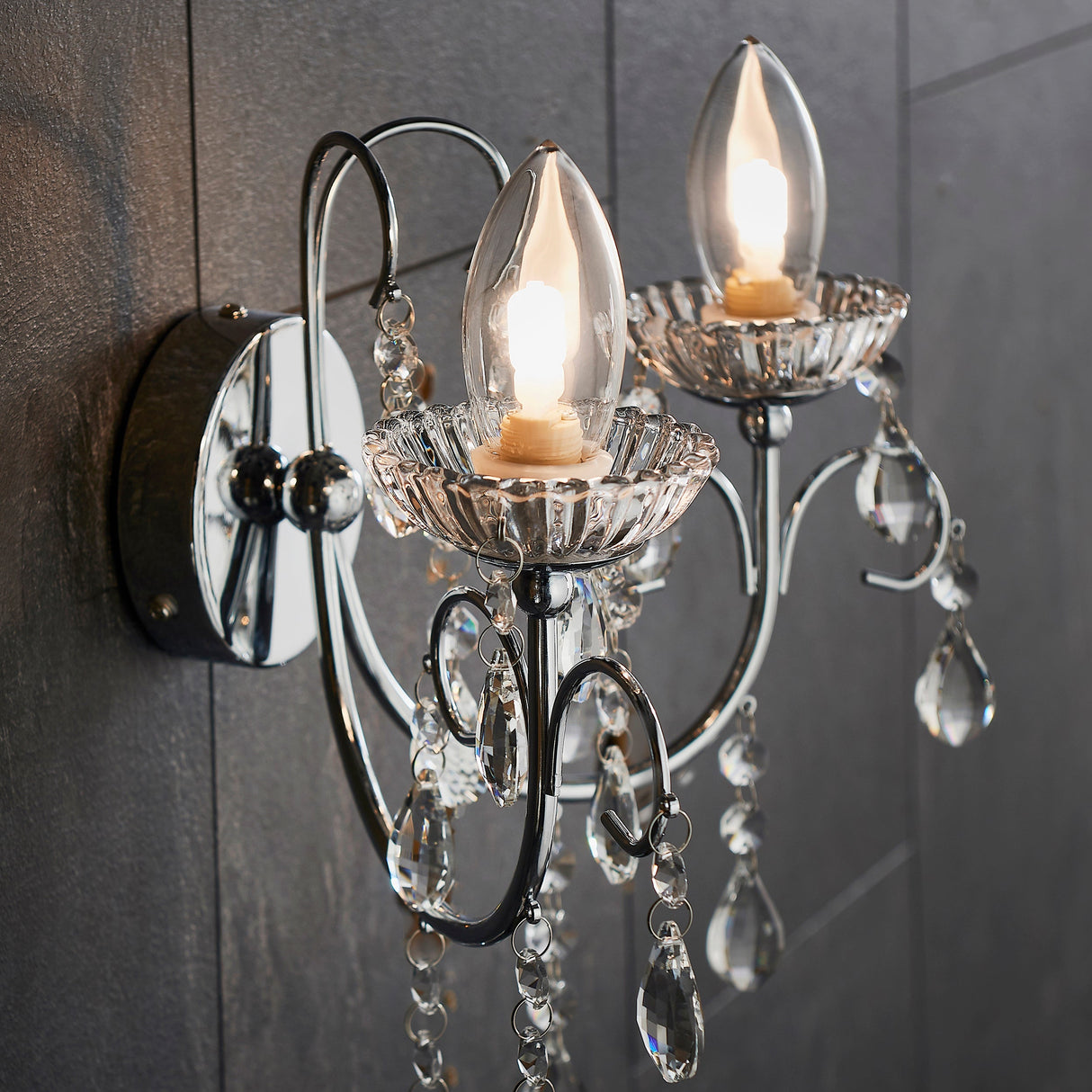 Amos Tabitha Bathroom Wall Light –  from Amos Lighting + Home