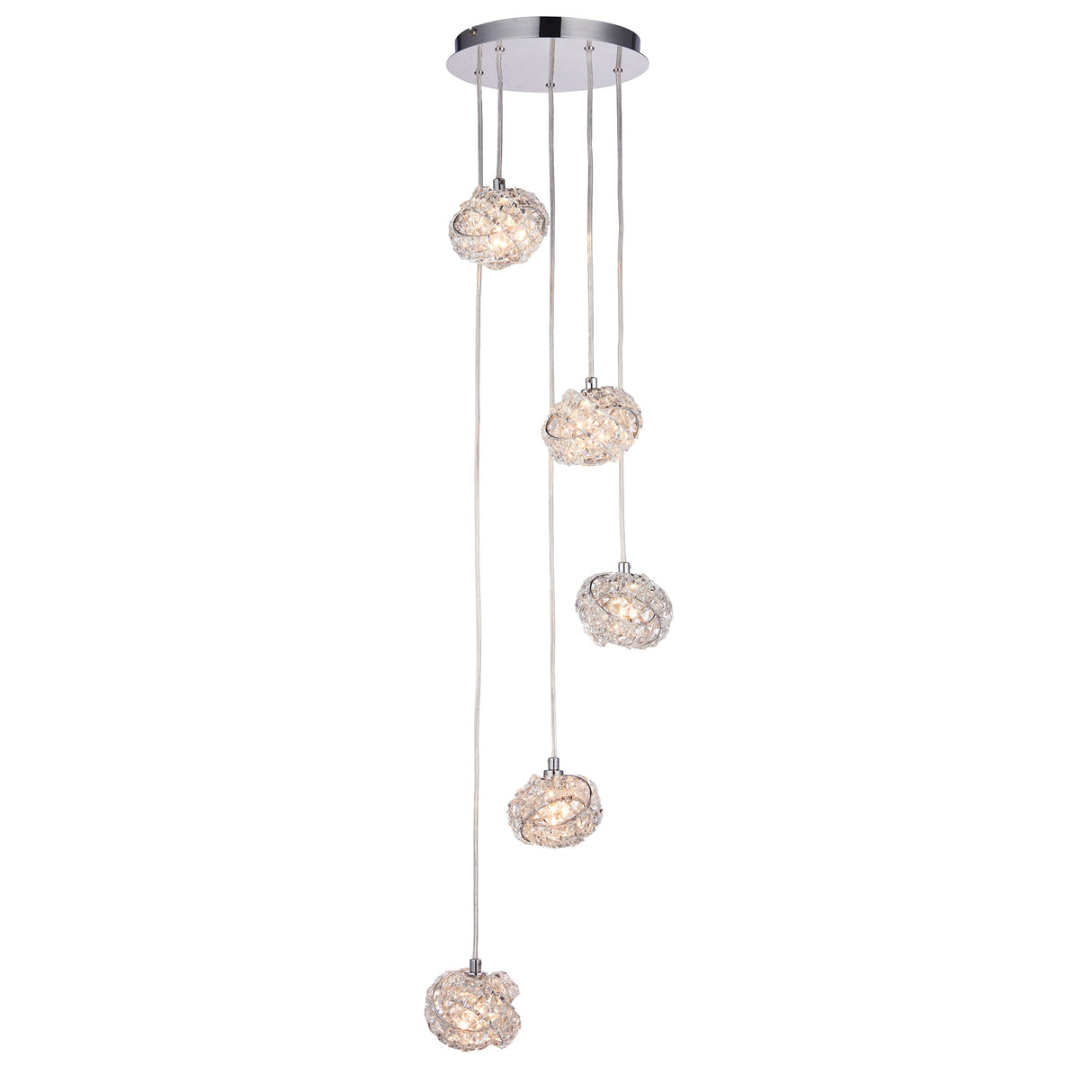 Amos Talia 5lt Pendant Cascade –  from Amos Lighting + Home