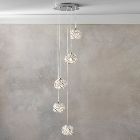 Amos Talia 5lt Pendant Cascade –  from Amos Lighting + Home