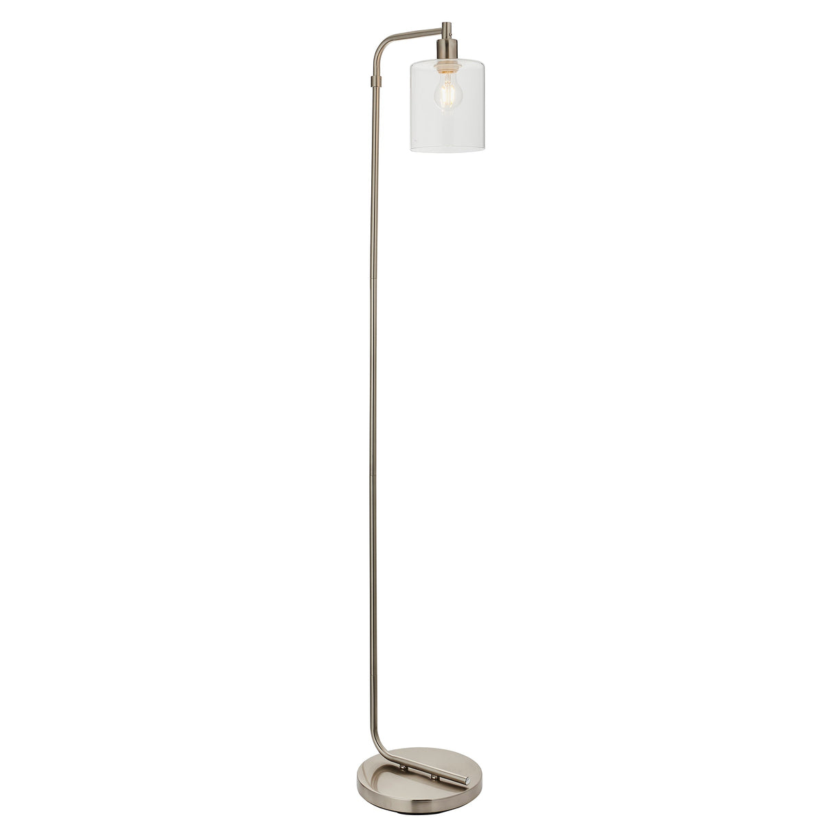 Endon Toledo Floor Lamp Brushed Nickel –  from Amos Lighting + Home