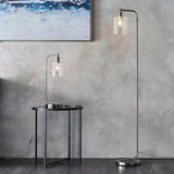 Endon Toledo Floor Lamp Brushed Nickel –  from Amos Lighting + Home