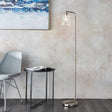 Endon Toledo Floor Lamp Brushed Nickel –  from Amos Lighting + Home