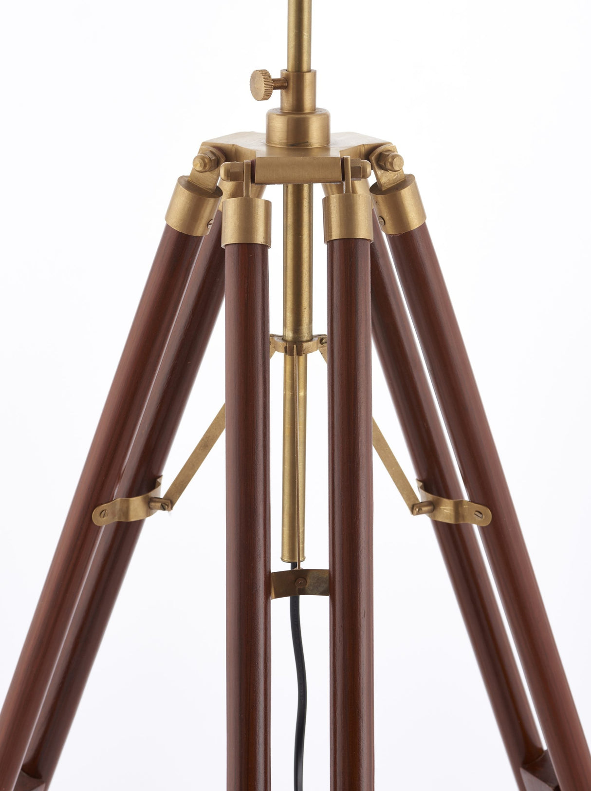 Amos Tripod Floor Lamp Base Mango Wood –  from Amos Lighting + Home