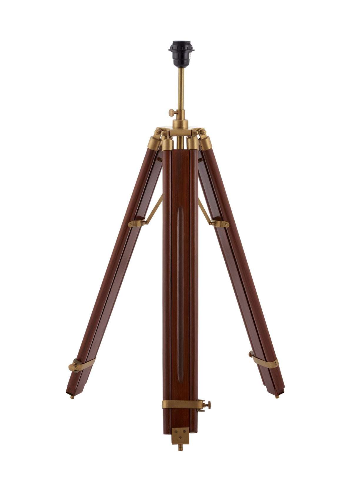 Amos Tripod Floor Lamp Base Mango Wood –  from Amos Lighting + Home