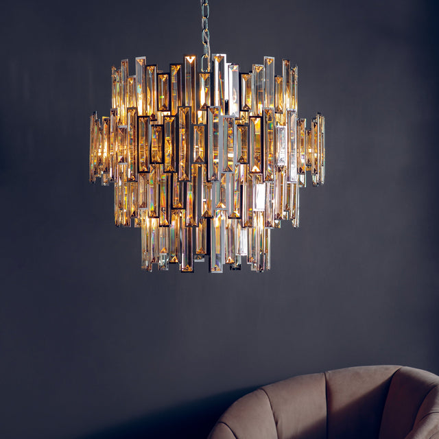 Endon Viviana 15lt Chandelier –  from Amos Lighting + Home