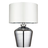 Amos Waldorf Table Lamp Chrome –  from Amos Lighting + Home