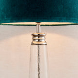 Endon Winslet Table Lamp Teal Velvet –  from Amos Lighting + Home