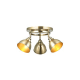 Amos Wyatt  Spotlight Round Antique Brass –  from Amos Lighting + Home