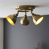 Amos Wyatt  Spotlight Round Antique Brass –  from Amos Lighting + Home