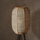 Amos Angarrack Bamboo Linen Floor Lamp –  from Amos Lighting + Home