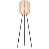 Amos Angarrack Bamboo Linen Floor Lamp –  from Amos Lighting + Home