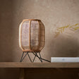 Amos Angarrack Bamboo Linen Table Lamp –  from Amos Lighting + Home