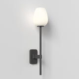 Astro Tacoma Single Grande Matt Black Bathroom Wall Light