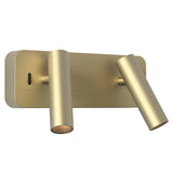 Astro Enna Twin Matt Gold Interior Reading Light